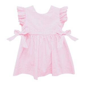 Girls Zuccini Pink‎ Flutter Sleeve Dress 2T Toddler Cute
